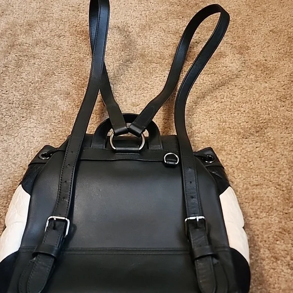 COACH Canyon Quilt Mini Turnlock Rucksack In Exotic Embossed Leather UNBOXING COACH MINI TURNLOCK RUCKSACK - YouTube main image 3